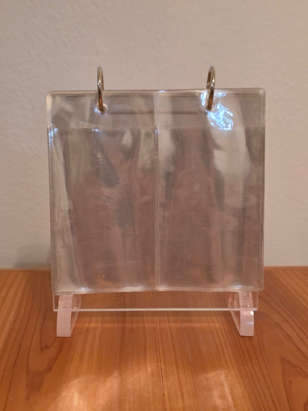 Clear Acrylic Tabletop Flip Polaroid Instax Photo Album - NWOT